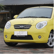 Бампер передний в цвет кузова Kia Picanto 1 (2007-2011) рестайлинг с птф