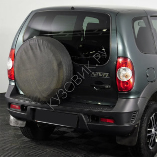 Бампер задний в цвет кузова Нива Шевроле БЕРТОНЕ (2009-2022) 